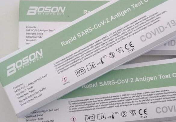 Boson Rapid Sars-Cov-2 antigen test card